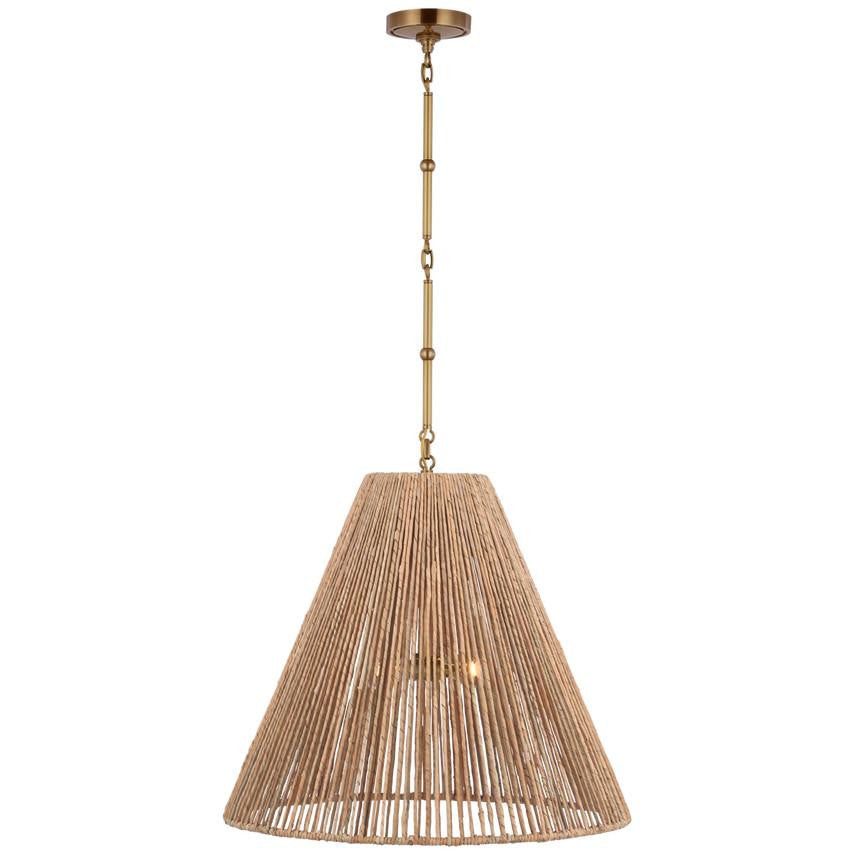 Visual Comfort Signature Goodman Large Hanging Lamp Bronze