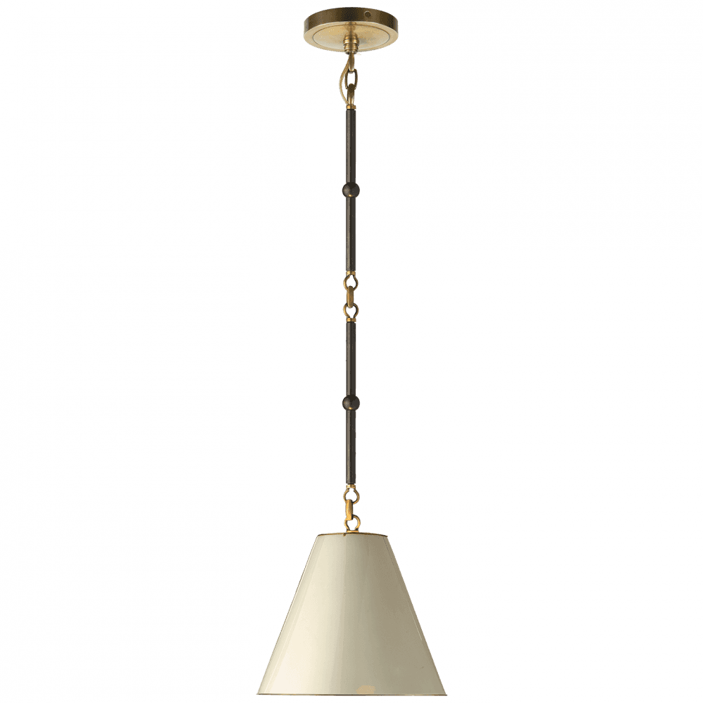 Visual Comfort Signature Goodman Petite Hanging Shade Hand-Rubbed Antique Brass