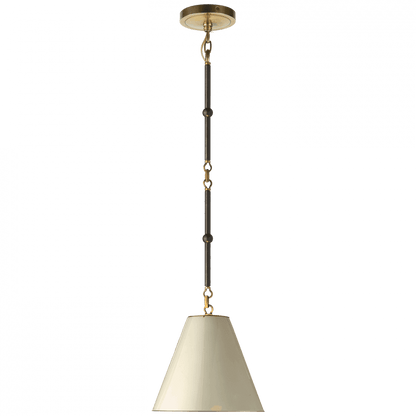 Visual Comfort Signature Goodman Petite Hanging Shade Hand-Rubbed Antique Brass