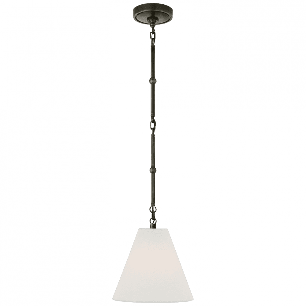 Visual Comfort Signature Goodman Pendant Bronze with Antique Brass