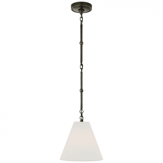 Visual Comfort Signature Goodman Pendant Bronze with Antique Brass