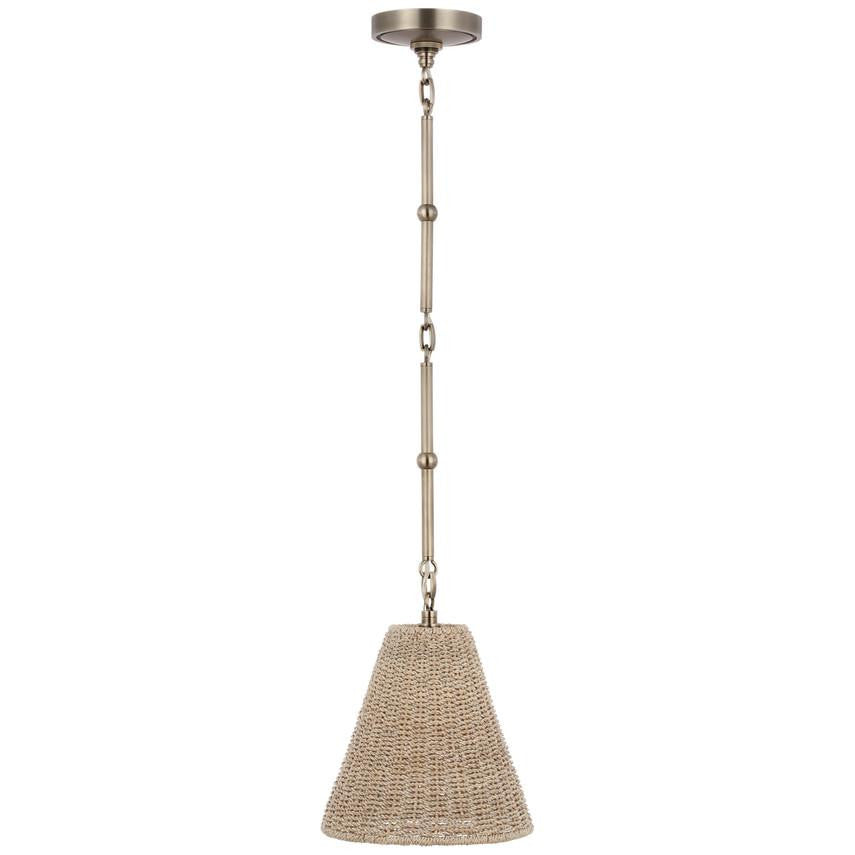 Visual Comfort Signature Goodman Petite Hanging Shade Hand-Rubbed Antique Brass