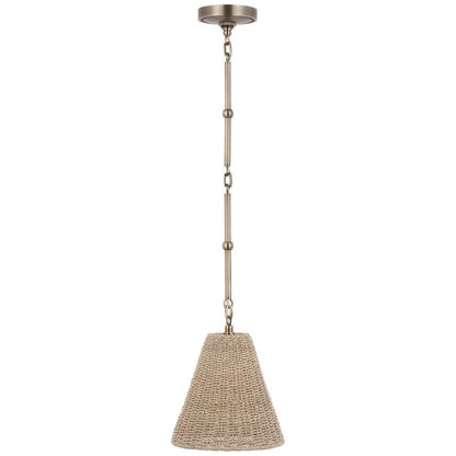 Visual Comfort Signature Goodman Petite Hanging Shade Hand-Rubbed Antique Brass