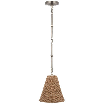 Visual Comfort Signature Goodman Petite Hanging Shade Antique Nickel