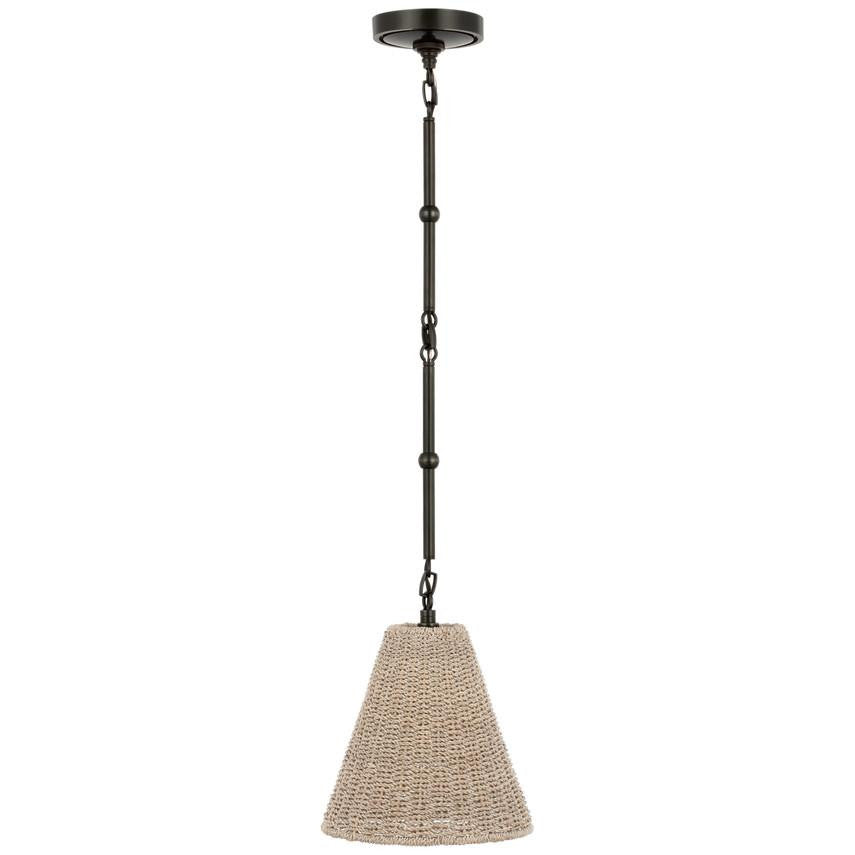 Visual Comfort Signature Goodman Petite Hanging Shade Antique Nickel