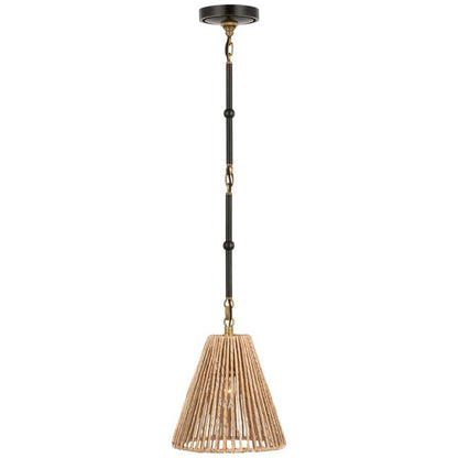 Visual Comfort Signature Goodman Petite Hanging Shade Hand-Rubbed Antique Brass