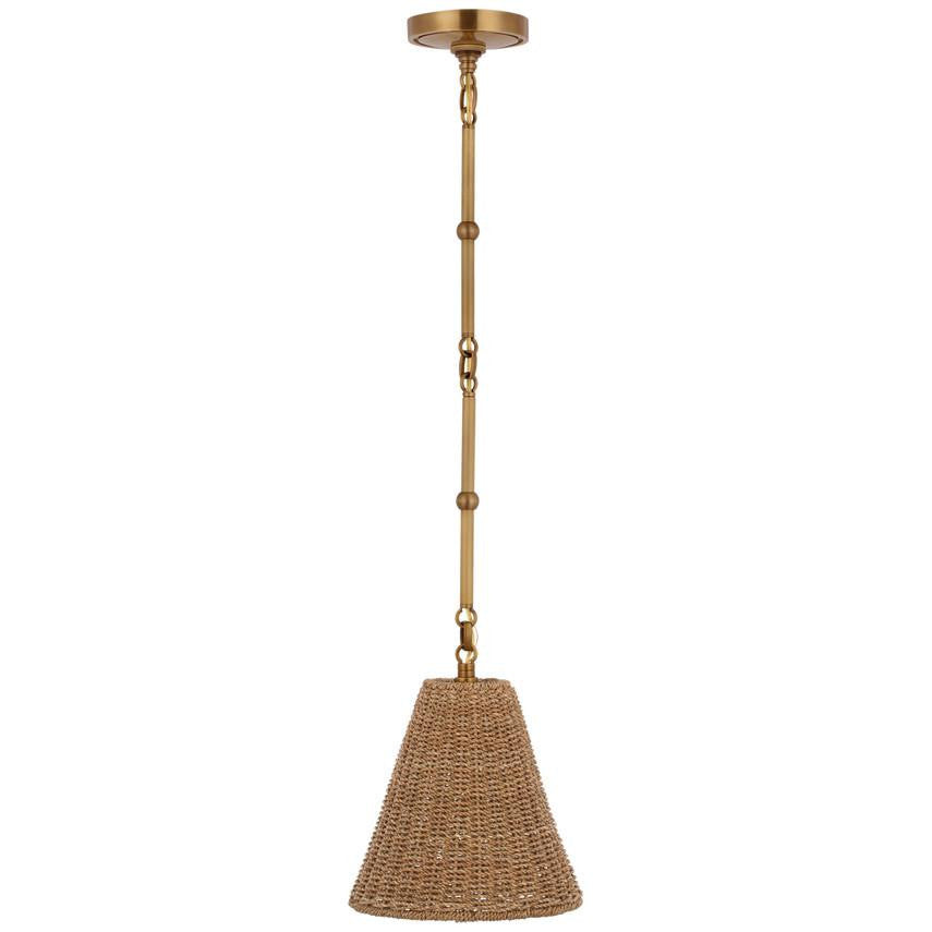 Visual Comfort Signature Goodman Petite Hanging Shade Antique Nickel