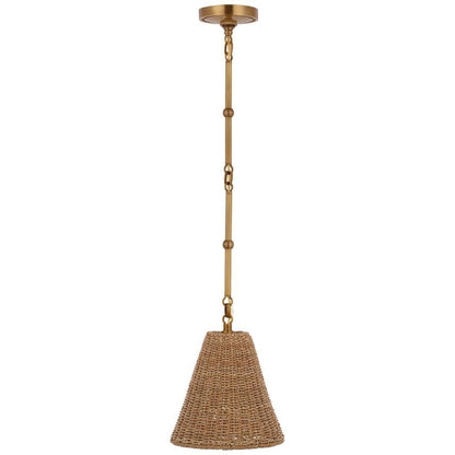 Visual Comfort Signature Goodman Petite Hanging Shade Antique Nickel