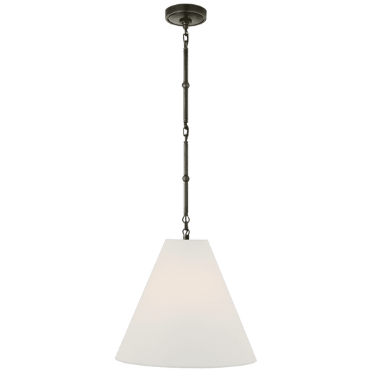 Visual Comfort Signature Goodman Pendant Bronze with Antique Brass