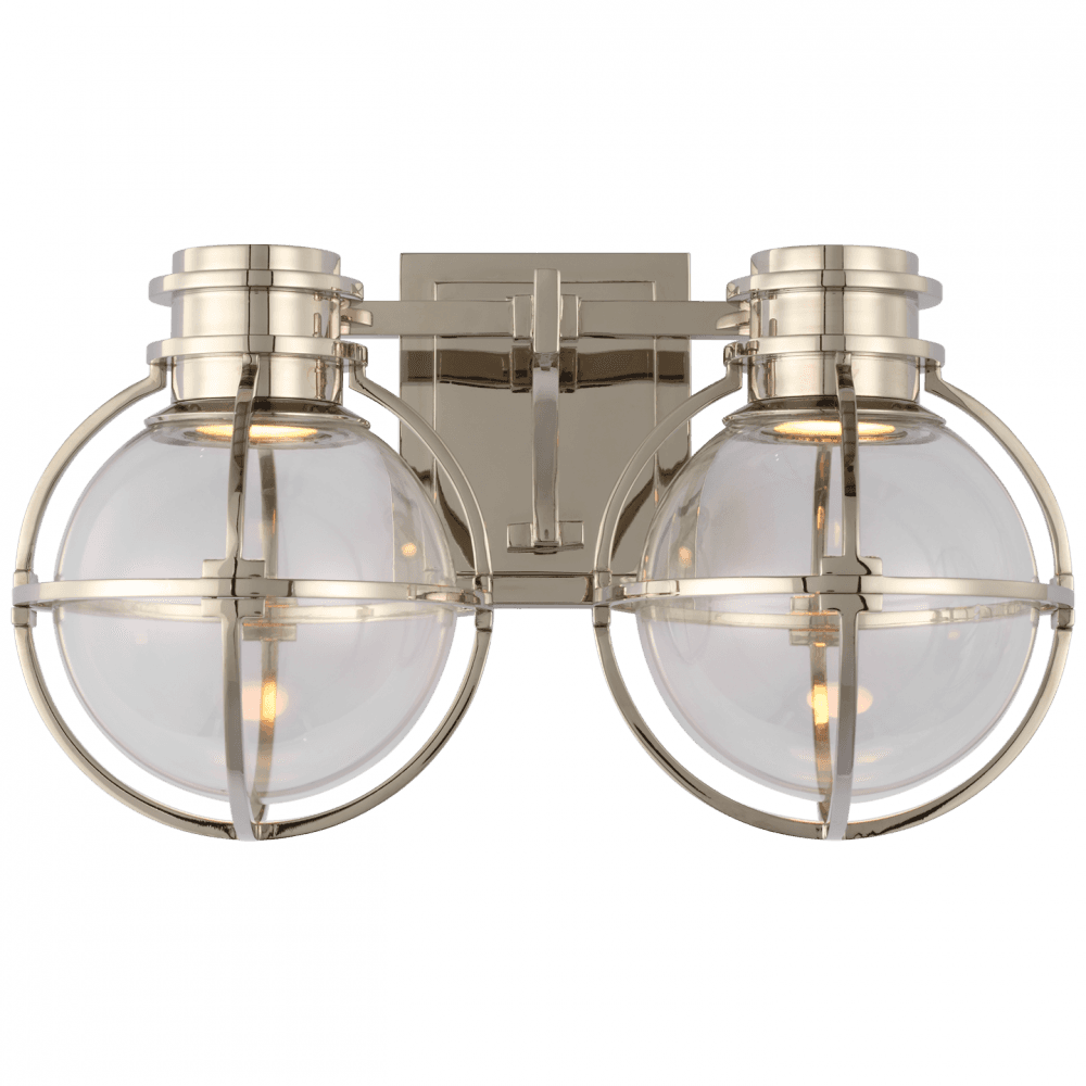Visual Comfort Signature Gracie Double Wall Sconce Polished Nickel
