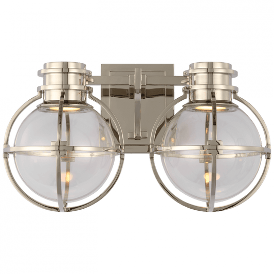 Visual Comfort Signature Gracie Double Wall Sconce Polished Nickel