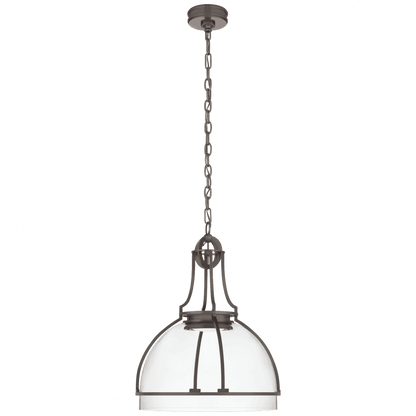 Visual Comfort Signature Gracie Large Dome Pendant Bronze