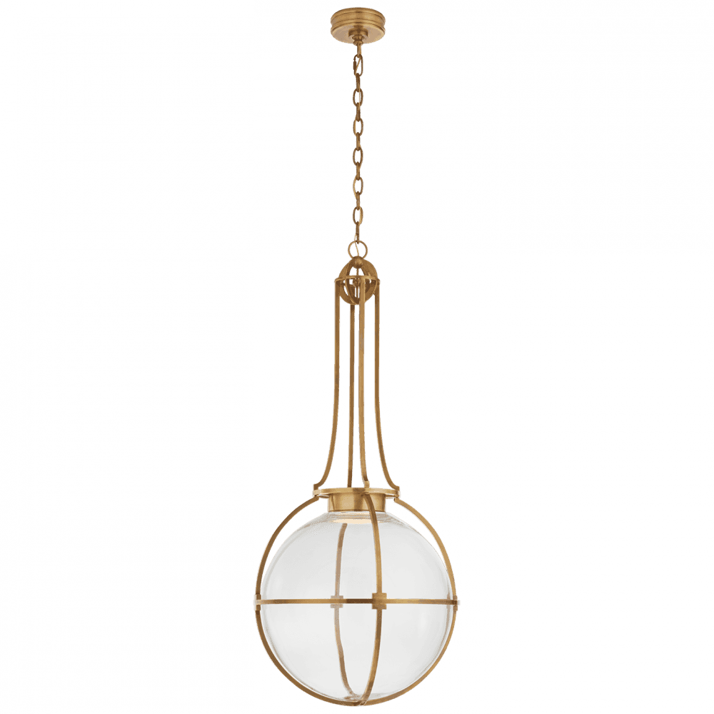 Visual Comfort Signature Gracie Pendant Antique-Burnished Brass