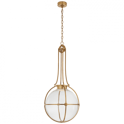 Visual Comfort Signature Gracie Pendant Antique-Burnished Brass