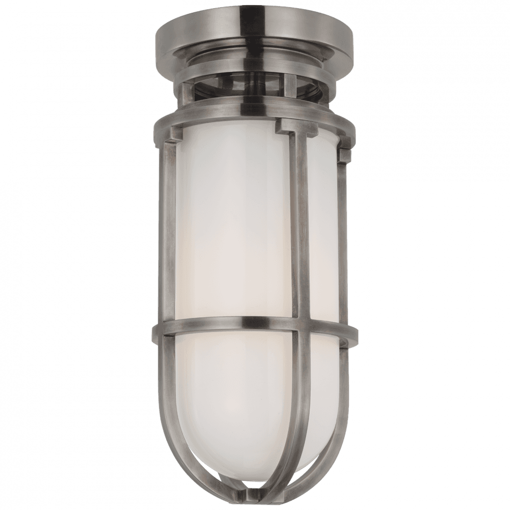 Visual Comfort Signature Gracie Tall Flush Mount Antique Nickel