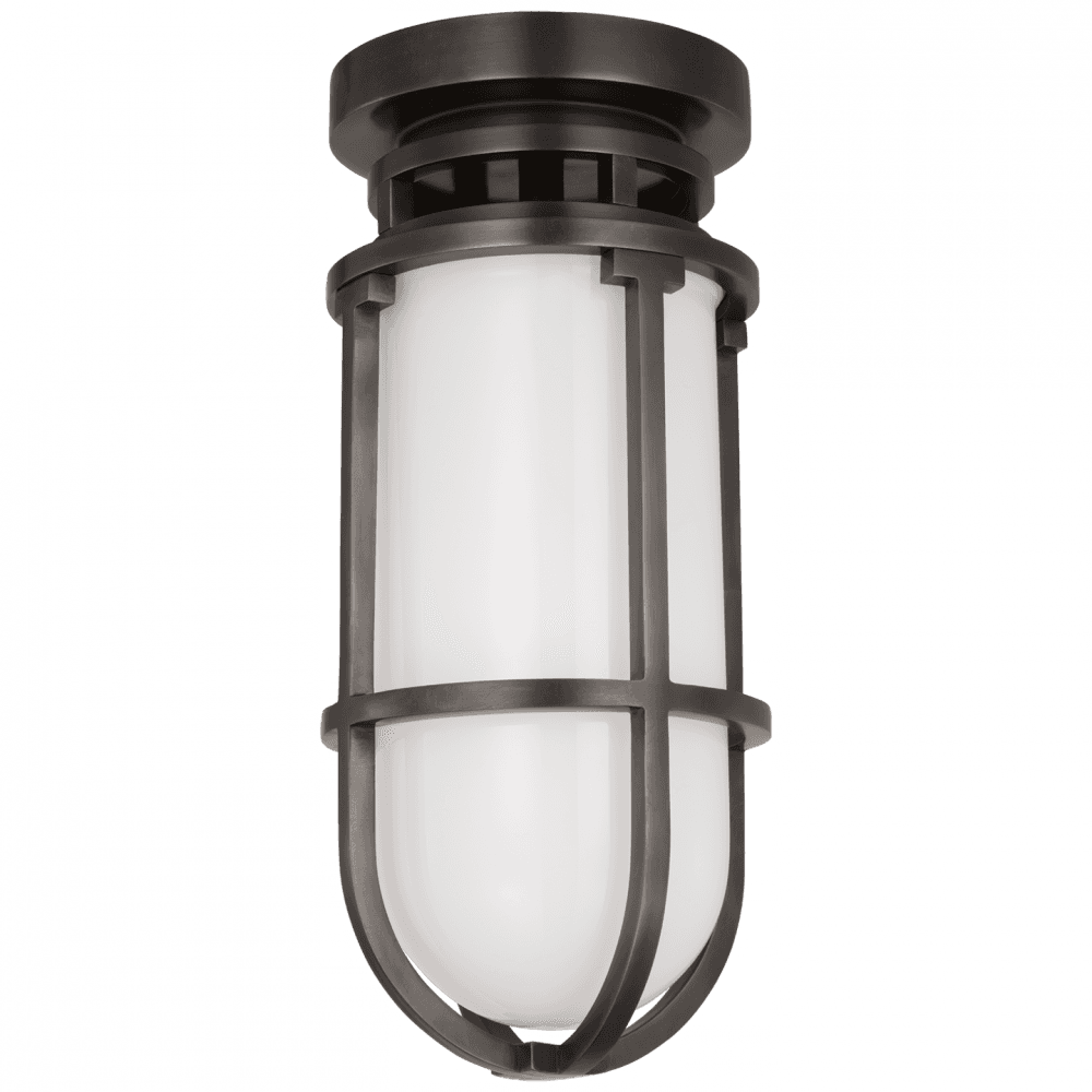 Visual Comfort Signature Gracie Tall Flush Mount Bronze
