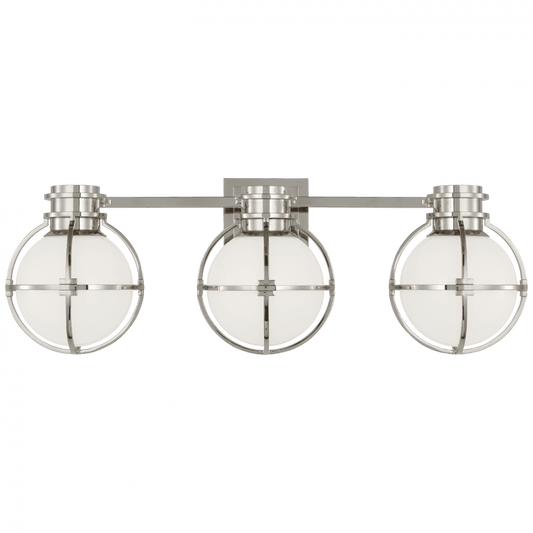 Visual Comfort Signature Gracie Triple Wall Sconce Polished Nickel