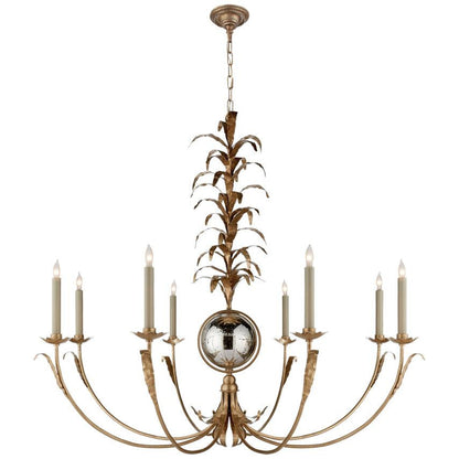 Visual Comfort Signature Gramercy Large Chandelier Gilded Iron