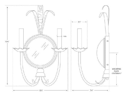 Visual Comfort & Co. Signature Collection Gramercy Wall Sconce