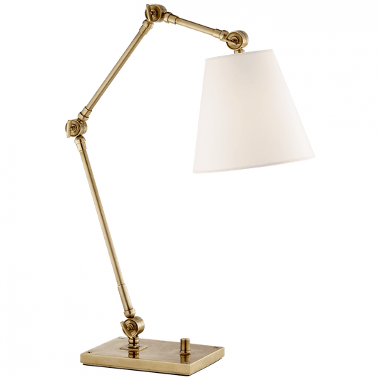 Visual Comfort Signature Graves Desk Lamp Polished Nickel