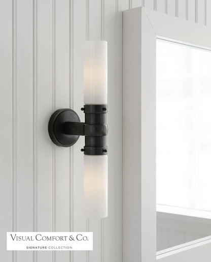 Visual Comfort Signature Graydon Double Bath Light Hand-Rubbed Antique Brass