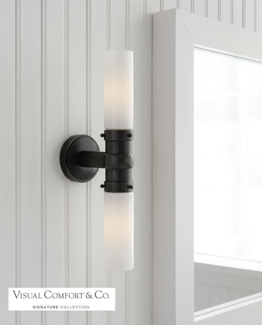 Visual Comfort Signature Graydon Double Bath Light Hand-Rubbed Antique Brass