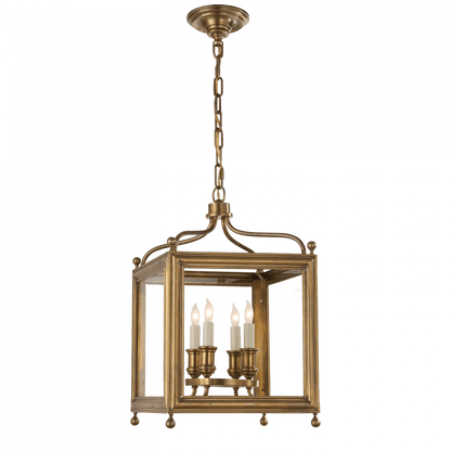 Visual Comfort Signature Greggory Small Lantern Hand-Rubbed Antique Brass