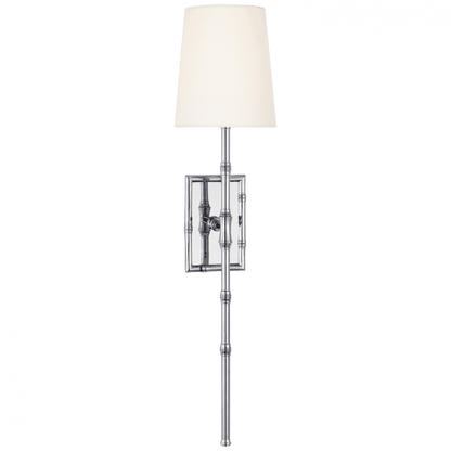 Visual Comfort Signature Grenol Single Bamboo Tail Sconce Polished Nickel