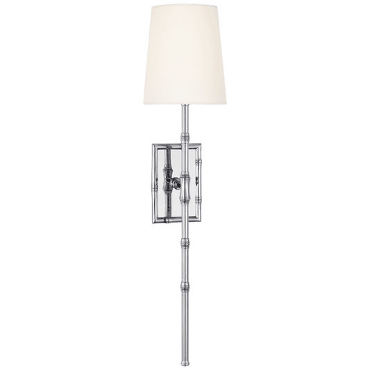 Visual Comfort Signature Grenol Single Bamboo Tail Sconce Polished Nickel