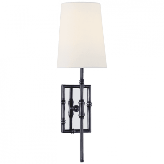 Visual Comfort Signature Grenol Single Modern Bamboo Sconce Bronze