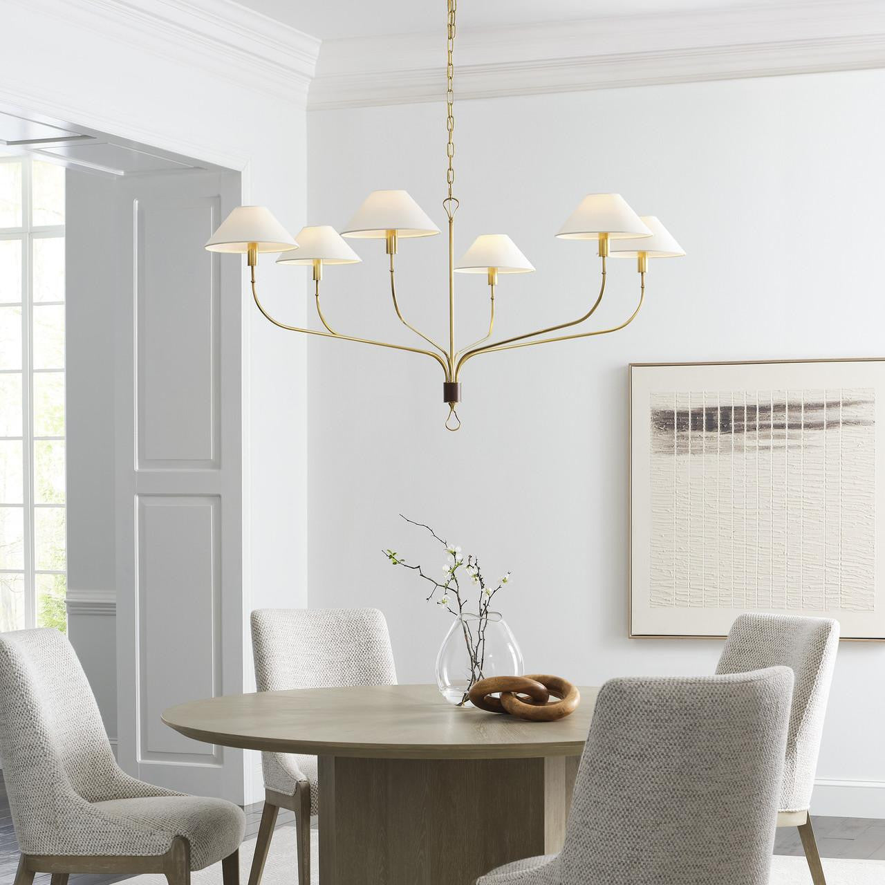 Visual Comfort & Co. Signature Collection Griffin Grande Tail Chandelier
