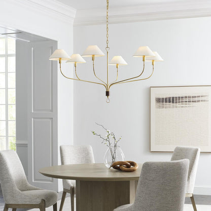 Visual Comfort & Co. Signature Collection Griffin Grande Tail Chandelier