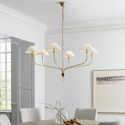 Visual Comfort & Co. Signature Collection Griffin Grande Tail Chandelier