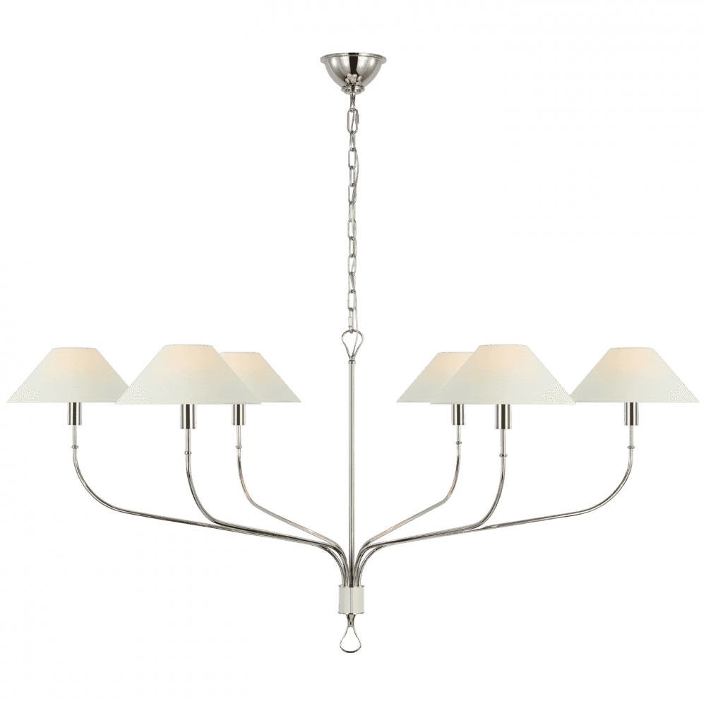 Visual Comfort & Co. Signature Collection Griffin Grande Tail Chandelier