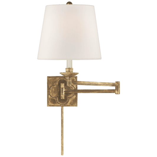 Visual Comfort Signature Griffith Swing Arm Gilded Iron