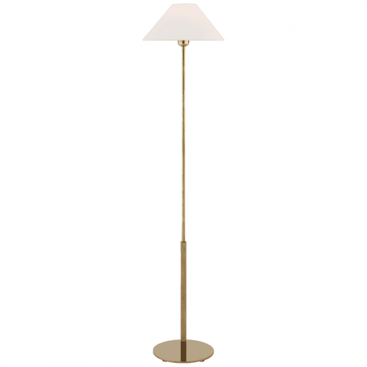 Visual Comfort Signature Hackney Floor Lamp Hand-Rubbed Antique Brass