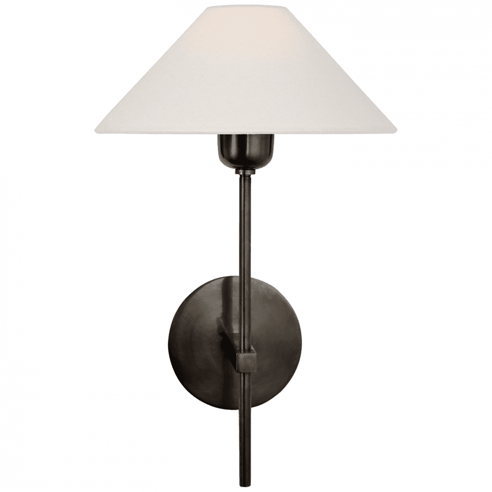 Visual Comfort Signature Hackney Single Sconce Bronze