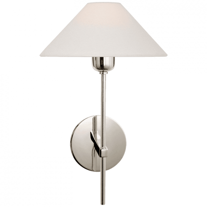 Visual Comfort Signature Hackney Single Sconce Polished Nickel