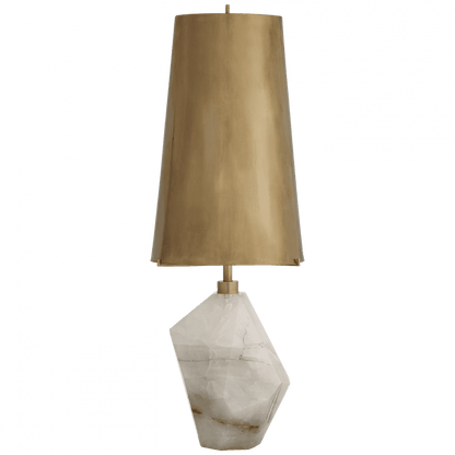 Visual Comfort Signature Halcyon Accent Table Lamp Black Cremo Marble