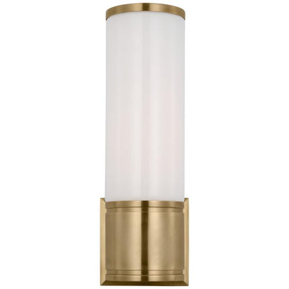 Visual Comfort & Co. Signature Collection Halford 14" Bath Sconce, Visual Comfort & Co. Signature Collection CHD 2045AB-WG DDFA7