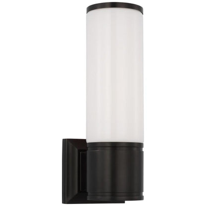 Visual Comfort & Co. Signature Collection Halford 14" Bath Sconce, Visual Comfort & Co. Signature Collection CHD 2045BZ-WG DDFA8