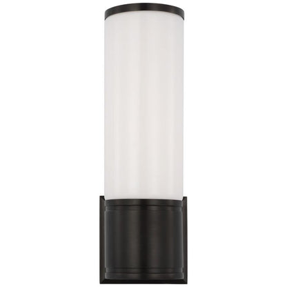 Visual Comfort & Co. Signature Collection Halford 14" Bath Sconce, Visual Comfort & Co. Signature Collection CHD 2045BZ-WG DDFA8