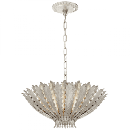 Visual Comfort Signature Hampton Chandelier Burnished Silver Leaf