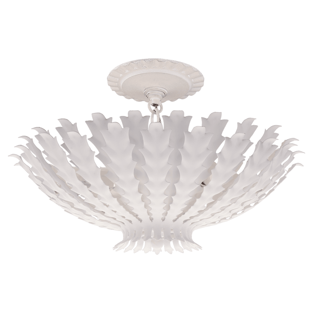Visual Comfort Signature Hampton Chandelier Plaster White
