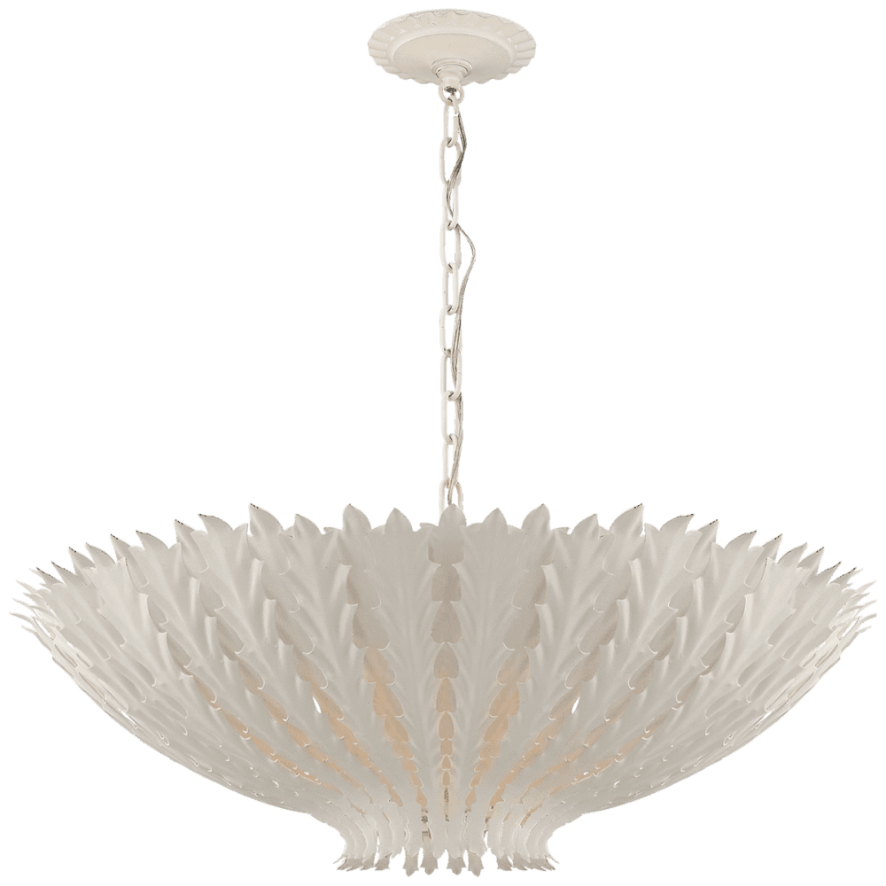 Visual Comfort Signature Hampton Chandelier Plaster White