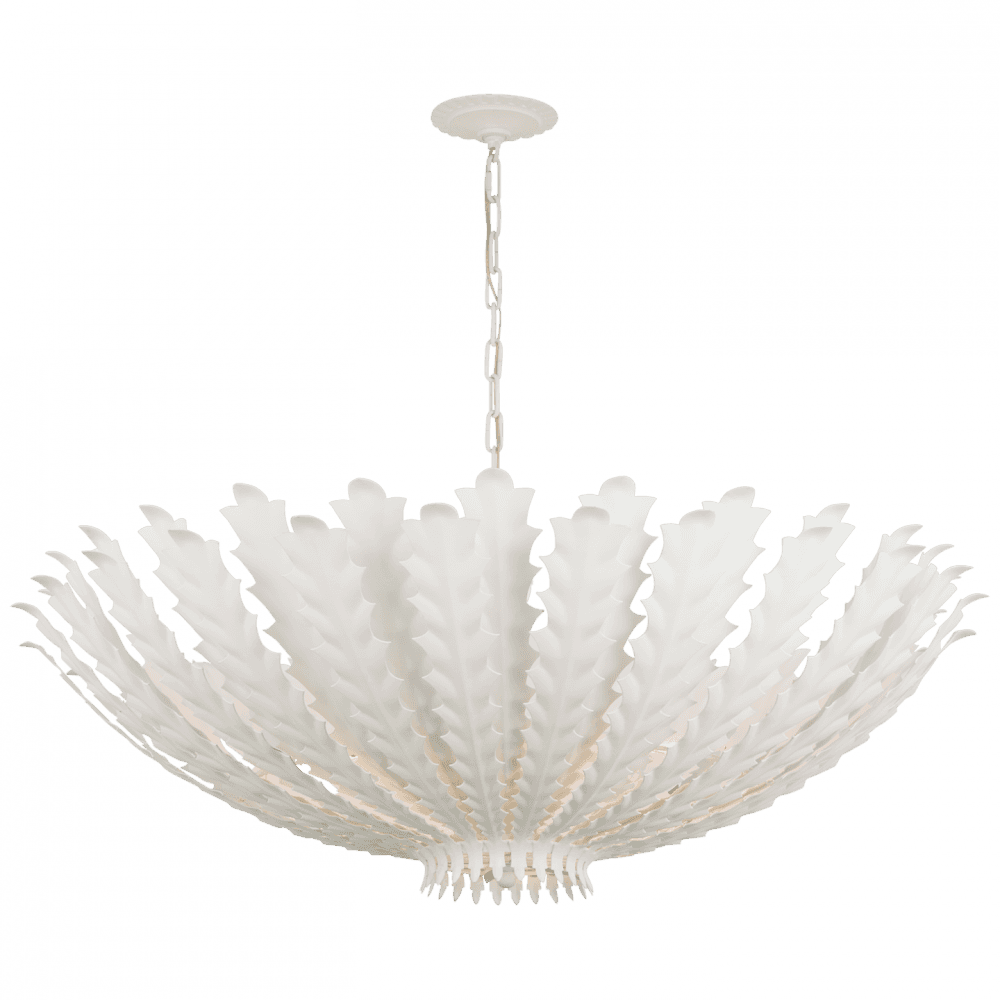 Visual Comfort Signature Hampton Extra Large Chandelier Plaster White