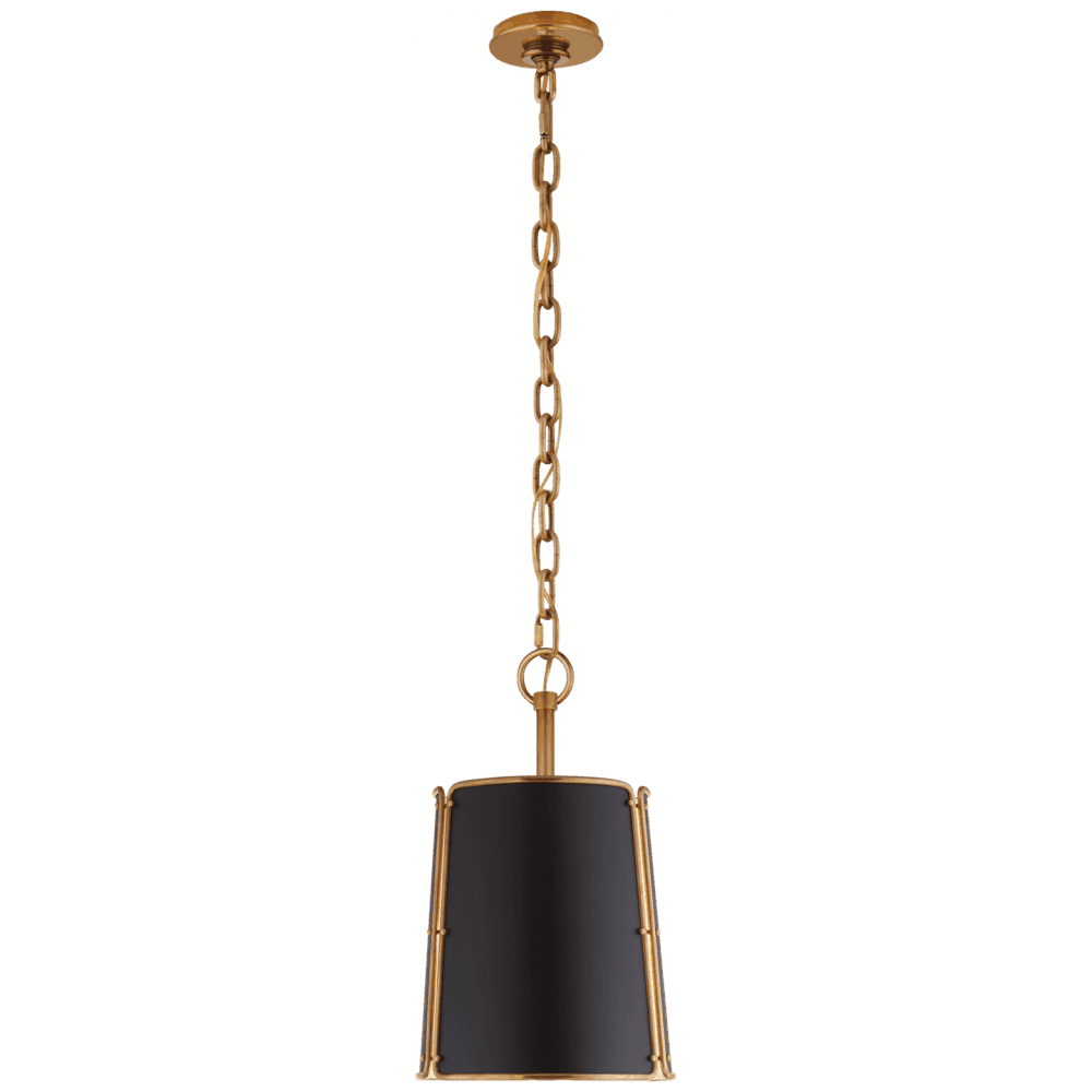 Visual Comfort Signature Hastings Small Pendant Hand-Rubbed Antique Brass