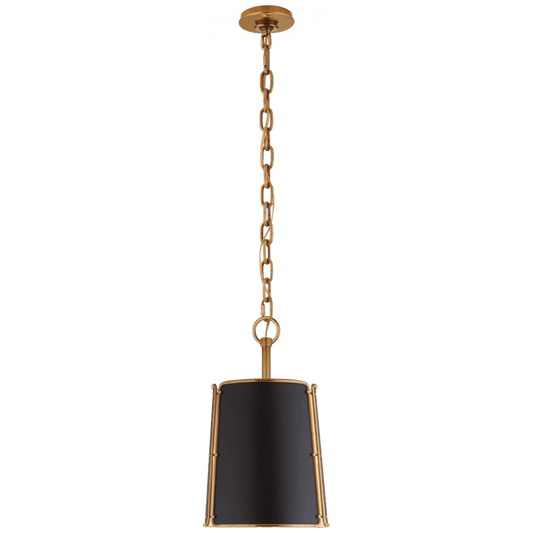 Visual Comfort Signature Hastings Small Pendant Hand-Rubbed Antique Brass
