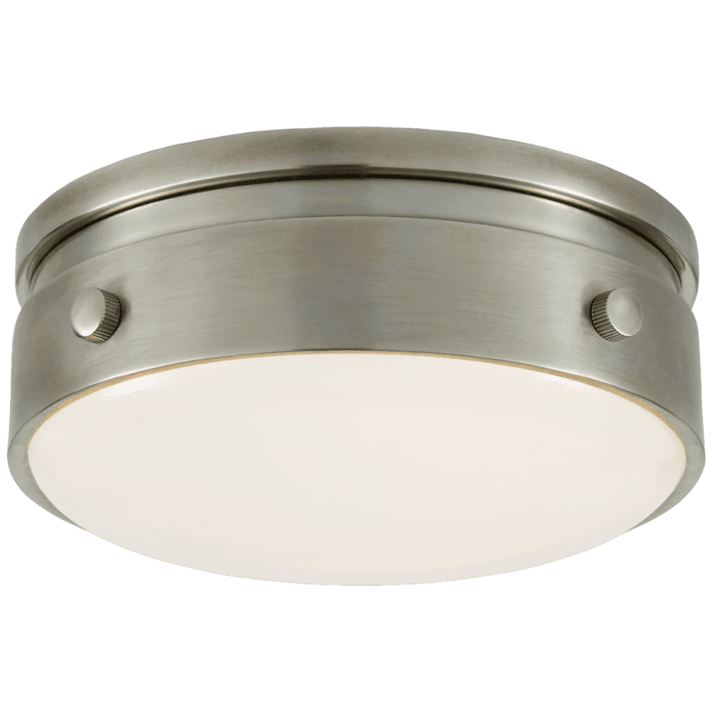 Visual Comfort Signature Hicks Flush Mount Antique Nickel