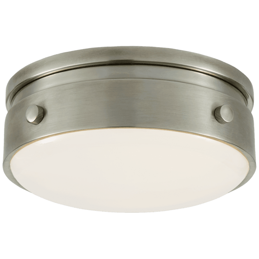 Visual Comfort Signature Hicks Flush Mount Antique Nickel